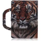 Tiger Pattern Horizontal Flip Leather Case for Galaxy Tab A 8 (2019) / P200 / P205  with Holder & Card Slot & Wallet