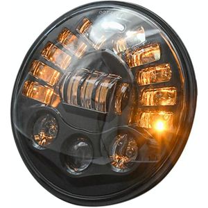 7 inch auto matrix gradiënt led-koplamp lampen voor jeep wrangler
