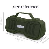 New Rixing NR-4500M Bluetooth 5.0 Portable Outdoor Karaoke Wireless Bluetooth Speaker with Microphone(Grey)