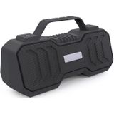 New Rixing NR-4500M Bluetooth 5.0 Portable Outdoor Karaoke Wireless Bluetooth Speaker with Microphone(Grey)