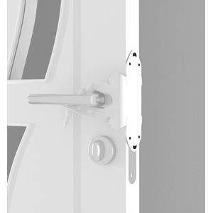 5 PCS Cartoon Bear Bedroom Door Mute Lock Closed Door Anti-collision Protection Cushion(White)