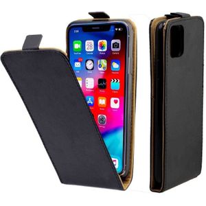 Business Style Vertical Flip TPU Leather Case  with Card Slot For iPhone11(Black)