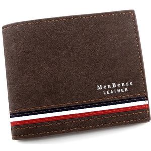 MenBense korte portemonnee voor heren  gepersonaliseerde portemonnee  matte clutch  geldclip