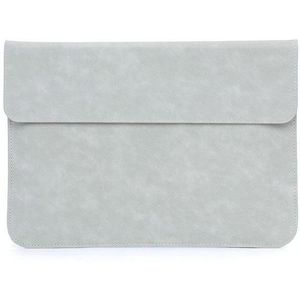 Horizontal Matte PU Laptop Bag For Macbook  12 Inch A1534(Liner Bag  Fruit Green)
