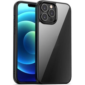 Ipaky Bright Color Series TPU + PC Shockproof Protective Case voor iPhone 13 Pro (Black)