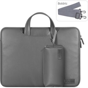 Waterdichte PU-laptoptas binnentas met Power Pack  maat: 13 / 14 inch