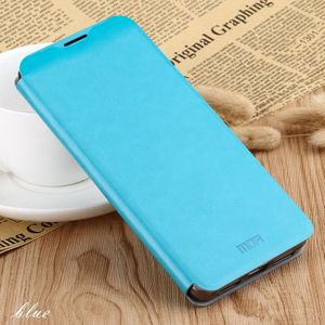 For Xiaomi  Mi 9 Pro MOFI Rui Series Classical Leather Flip Leather Case With Bracket Embedded Steel Plate All-inclusive(Blue)