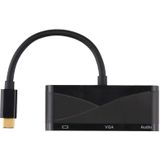 V83 USB-C / Type-C to 4K HDMI / VGA + 3.5mm Audio + USB Multi-function Adapter