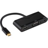 V83 USB-C / Type-C to 4K HDMI / VGA + 3.5mm Audio + USB Multi-function Adapter