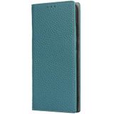 For Samsung Galaxy S20 Plus Litchi Texture Horizontal Flip Top Layer Cowhide Leather Case with Holder & Card Slots & Wallet & Strap & Wire Winder(Sky Blue)