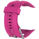 Voor Garmin Forerunner 10 / 15 vrouwelijke stijl siliconen sporthorlogeband