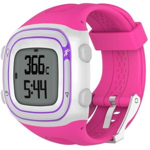 Voor Garmin Forerunner 10 / 15 vrouwelijke stijl siliconen sporthorlogeband