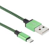 2m Woven Style Micro USB to USB 2.0 Data / Charger Cable  For Galaxy S6 / S5 / S IV / Note 5 / Note 5 Edge  HTC  Sony  Length: 2m(Green)