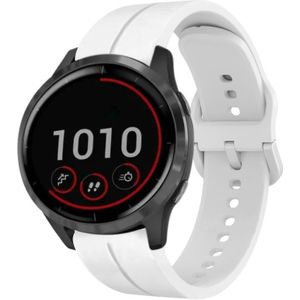 Voor Garmin Vivoactive4 22 mm lus siliconen horlogeband