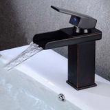 Bathroom Wide Mouth Faucet Square Sink Single Hole Basin Faucet  Specification: HT-Z6010 Short Type