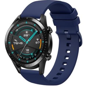 Voor Huawei Watch GT2 42 mm 20 mm effen kleur zachte siliconen horlogeband