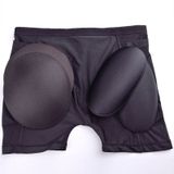 Full Buttocks and Hips Sponge Cushion Insert to Increase Hips and Hips Lifting Panties  Size: M(Black)
