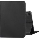360 Degree Rotation Litchi Texture Flip Leather Case with Holder For iPad mini 6(Black)