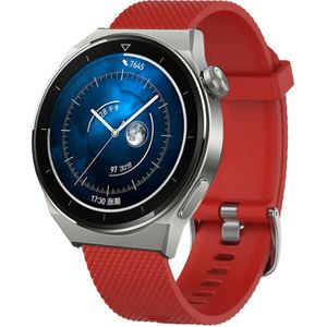 Voor Huawei Watch GT3 Pro 43mm 20mm Diamond Textured siliconen horlogeband