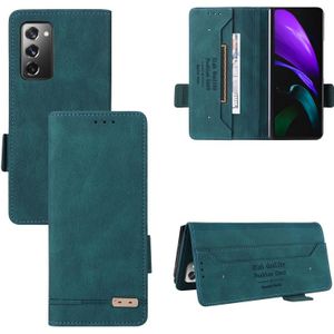 Voor Samsung Galaxy Z Fold2 5G magnetische gesp slip lederen telefoonhoesje