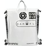 YIPINU YPU-D8 Drawstring Backpack Waterproof Sports Gym Training Small Bag Simple School Bag(Silver)