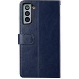 Voor Samsung Galaxy S21 5G Y Stitching Horizontale Flip Lederen Case met Houder & Card Slots & Portemonnee & Fotolijst