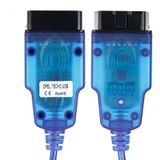 For Opel Tech 2 USB Car Diagnostic OBDII Tool EOBD Cable(Blue)