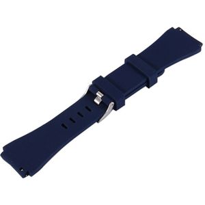 For Samsung Gear S3 Classic Smart Watch Silicone Watchband  Length: about 22.4cm(Dark Blue)