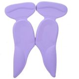 4 Pairs 3 in 1 PU Heel Pad Thickened Heel Stick Arch Pad Half Size Pad for Women High Heels  Size: Free Size(Transparent)