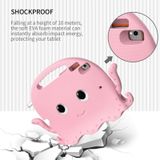 Octopus Eva Shockproof Tablet Case met schermfilm voor iPad 9.7 2018/2017 / Air 2 / Air / Pro 9.7 (Pink)