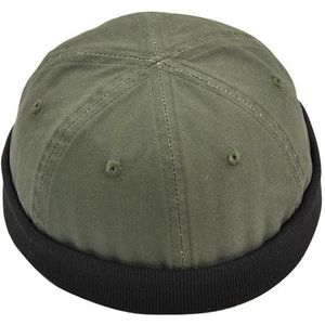 G12606 Verhuurder Hoed Retro Wild Melon Skin Cap Watermelon Hoed  Maat: 60 cm (Army Green)