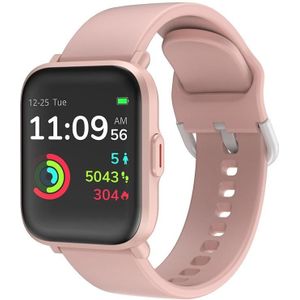 CS201C 1.3 inch IPS Color Screen 5ATM Waterproof Sport Smart Watch  Support Sleep Monitoring / Heart Rate Monitoring / Sport Mode / Call Reminder(Pink)