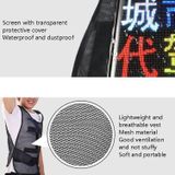 ys-kl20 Outdoor Mobile Advertising Screen Waterproof Flexible Wearable LED Display Vest