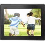 8 inch LED Display Multi-media Digital Photo Frame with Holder & Music & Movie Player  Support USB / SD / SDHC / MMC Card Input(Black)