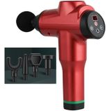 Muscles Relax Massager Portable Fitness Equipment Fascia Gun  Specification: 6212 12 Gears Red(EU Plug)