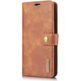 DG.MING Crazy Horse Texture Flip Detachable Magnetic Leather Case for Huawei Mate 20 Pro  with Holder & Card Slots & Wallet (Brown)