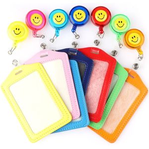 10 PCS Retractable Reel Badge Lanyard Tag Key Card Belt Clips  Random Color