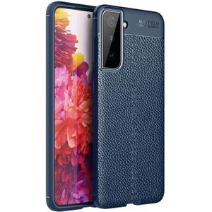 For Samsung Galaxy S30+ Litchi Texture TPU Shockproof Case(Navy Blue)