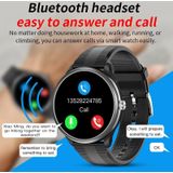 M3 1 28 inch TFT kleurscherm Smart horloge  ondersteuning Bluetooth -oproep/lichaamstemperatuurbewaking  stijl: bruine lederen band