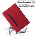 For Samsung Galaxy Tab A 8.0 2019 SM-T290 / SM-T295 Business Shockproof Horizontal Flip Leather Case with Holder & Card Slots & Photo Frame & Pen Slot(Red)