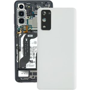 Battery Back Cover with Camera Lens Cover for Samsung Galaxy S20 FE(Silver)