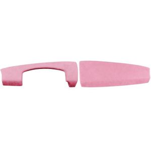 2 in 1 Auto Suede Wrap Central Control Instrument Panel Decorative Cover voor BMW Mini F55 / F56 / F57 2014-2020  Left Drive (Pink)