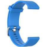 22mm Texture Silicone Wrist Strap Watch Band for Fossil Gen 5 Carlyle  Gen 5 Julianna  Gen 5 Garrett  Gen 5 Carlyle HR (Sky Blue)