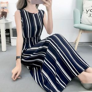 Fashion Printed Slim Slimming Dress (Color:3 Size:L)