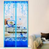 Summer Anti-Mosquit Curtain Encryption Magnetic Screen  Size:90x210cm(Blue)