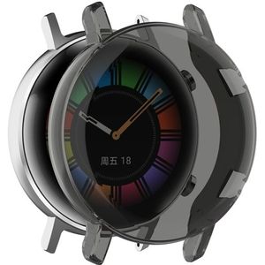For Huawei Watch GT2 42mm Full Coverage Watch Protective Case with Screen(Transparent Black)