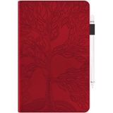 Voor iPad 2022 Life Tree Series Horizontale Flip Leather Case met Houder (Rood)