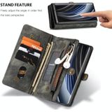 For Samsung Galaxy Note20 CaseMe-008 Detachable Multifunctional Horizontal Flip Leather Case with Card Slot & Holder & Zipper Wallet & Photo Frame(Black)