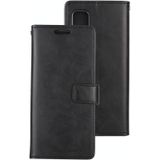For Samsung Galaxy S20 FE GOOSPERY BLUE MOON Crazy Horse Texture Horizontal Flip Leather Case With Bracket & Card Slot & Wallet(Black)