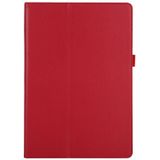 For Lenovo Tab 4 10 Plus (TB-X704) / Tab 4 10 (TB-X304) Litchi Texture Solid Color Horizontal Flip Leather Case with Holder & Pen Slot(Red)